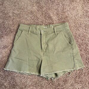 green high waisted Old Navy shorts size 10